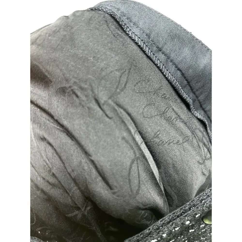 CHANEL Black Tweed Dress Pants Size 46